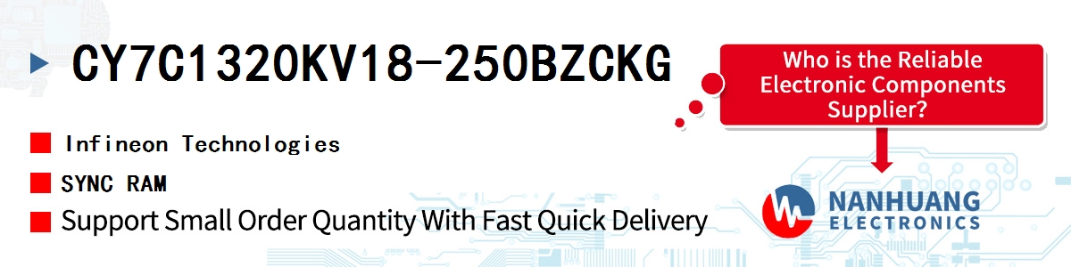 CY7C1320KV18-250BZCKG Infineon SYNC RAM