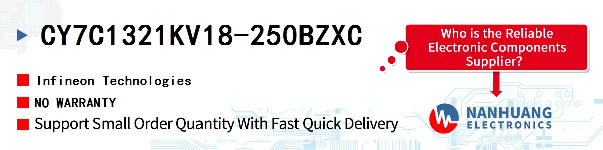 CY7C1321KV18-250BZXC Infineon NO WARRANTY