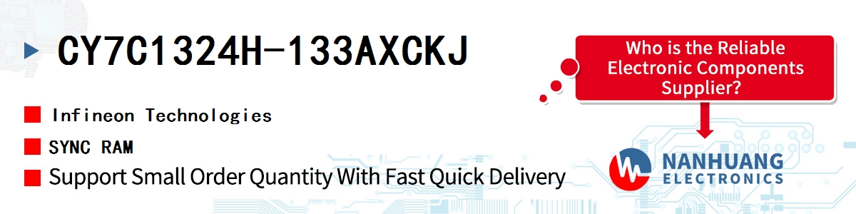 CY7C1324H-133AXCKJ Infineon SYNC RAM