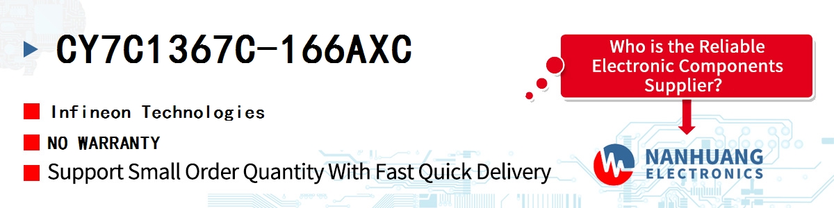 CY7C1367C-166AXC Infineon NO WARRANTY