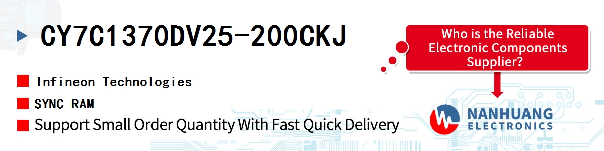 CY7C1370DV25-200CKJ Infineon SYNC RAM