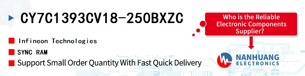 CY7C1393CV18-250BXZC Infineon SYNC RAM