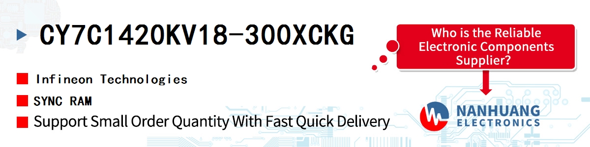 CY7C1420KV18-300XCKG Infineon SYNC RAM