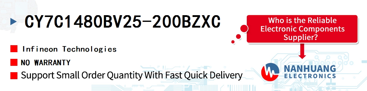 CY7C1480BV25-200BZXC Infineon NO WARRANTY