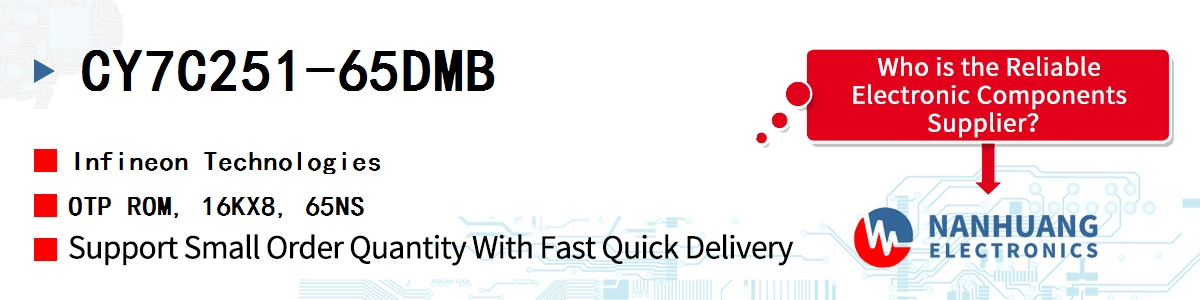 CY7C251-65DMB Infineon OTP ROM, 16KX8, 65NS