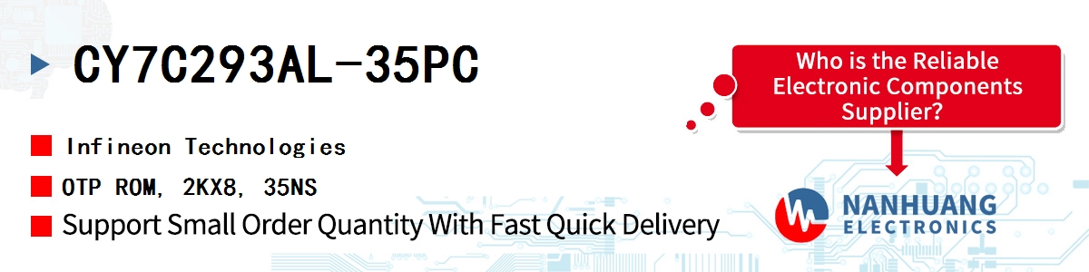 CY7C293AL-35PC Infineon OTP ROM, 2KX8, 35NS