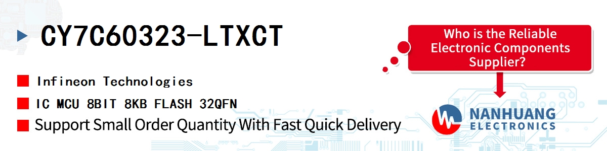 CY7C60323-LTXCT Infineon IC MCU 8BIT 8KB FLASH 32QFN