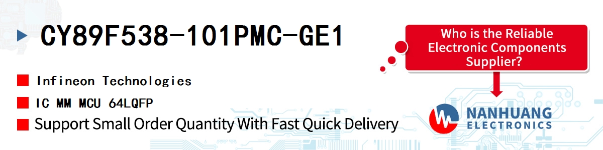 CY89F538-101PMC-GE1 Infineon IC MM MCU 64LQFP