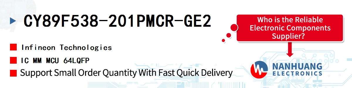 CY89F538-201PMCR-GE2 Infineon IC MM MCU 64LQFP