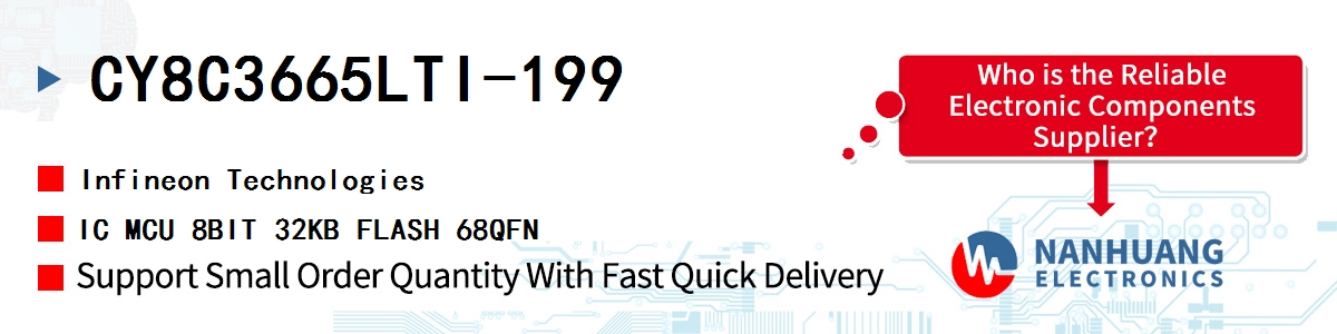 CY8C3665LTI-199 Infineon IC MCU 8BIT 32KB FLASH 68QFN
