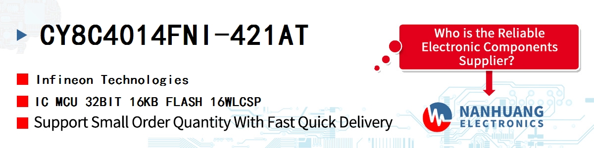 CY8C4014FNI-421AT Infineon IC MCU 32BIT 16KB FLASH 16WLCSP