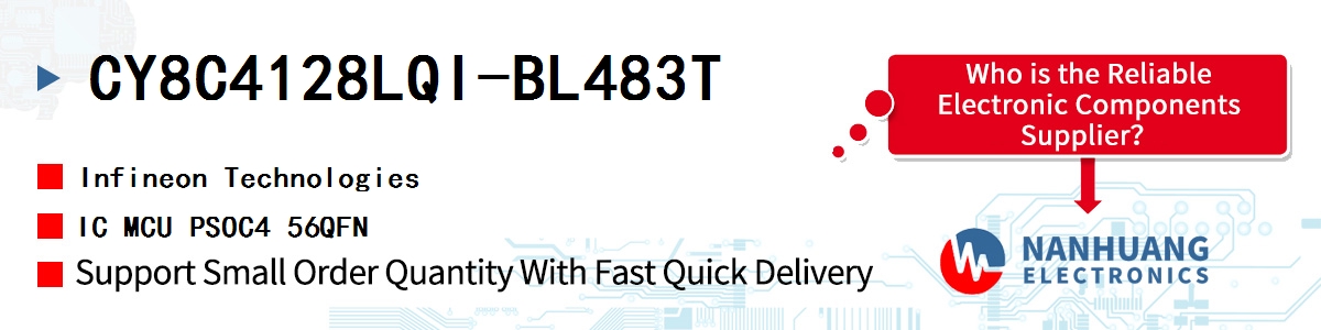 CY8C4128LQI-BL483T Infineon IC MCU PSOC4 56QFN