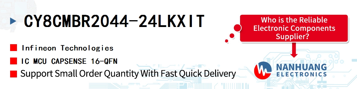 CY8CMBR2044-24LKXIT Infineon IC MCU CAPSENSE 16-QFN