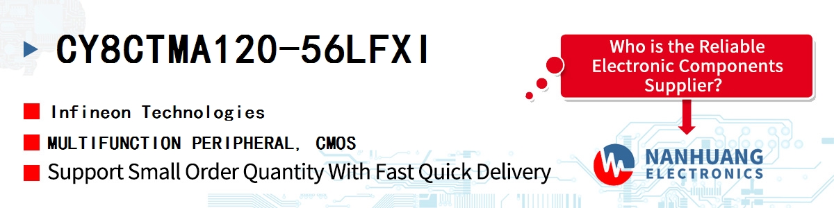 CY8CTMA120-56LFXI Infineon MULTIFUNCTION PERIPHERAL, CMOS