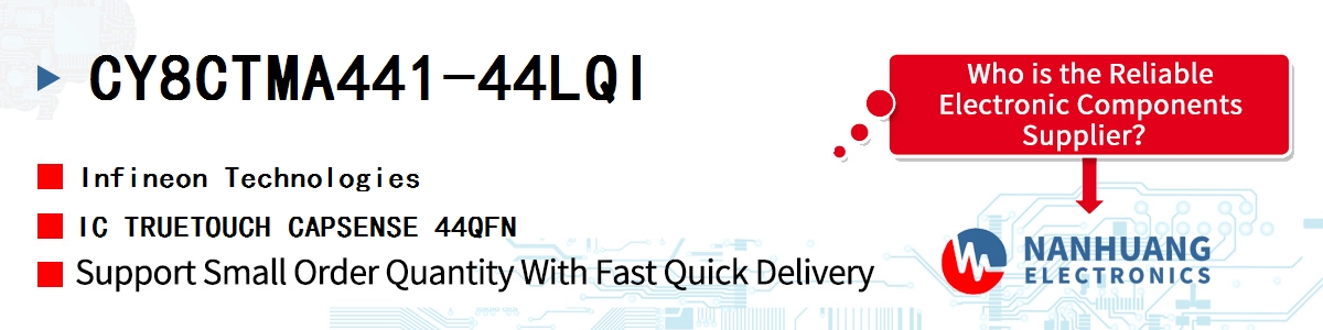 CY8CTMA441-44LQI Infineon IC TRUETOUCH CAPSENSE 44QFN