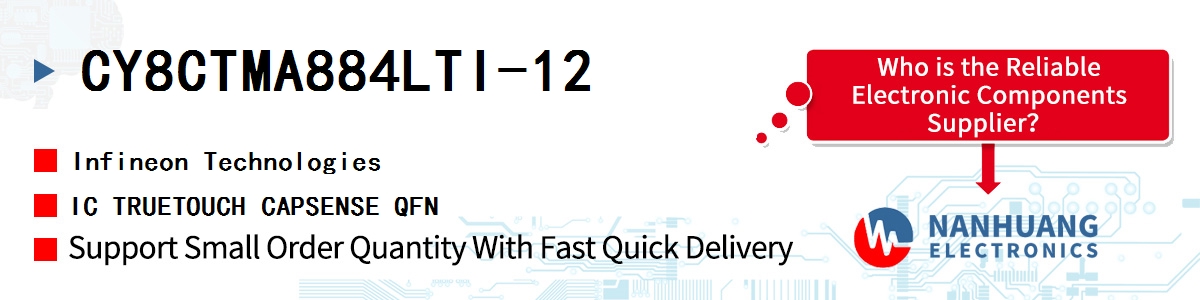 CY8CTMA884LTI-12 Infineon IC TRUETOUCH CAPSENSE QFN