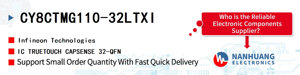 CY8CTMG110-32LTXI Infineon IC TRUETOUCH CAPSENSE 32-QFN