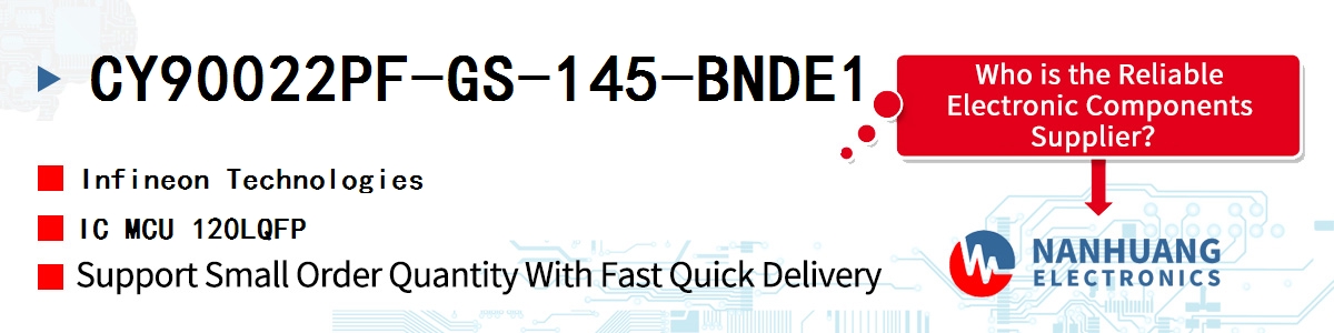 CY90022PF-GS-145-BNDE1 Infineon IC MCU 120LQFP