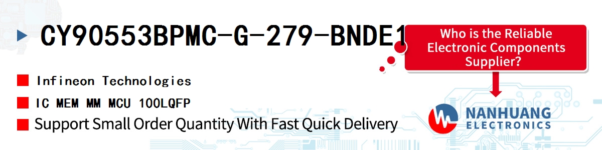 CY90553BPMC-G-279-BNDE1 Infineon IC MEM MM MCU 100LQFP