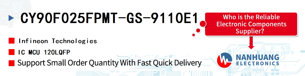 CY90F025FPMT-GS-9110E1 Infineon IC MCU 120LQFP