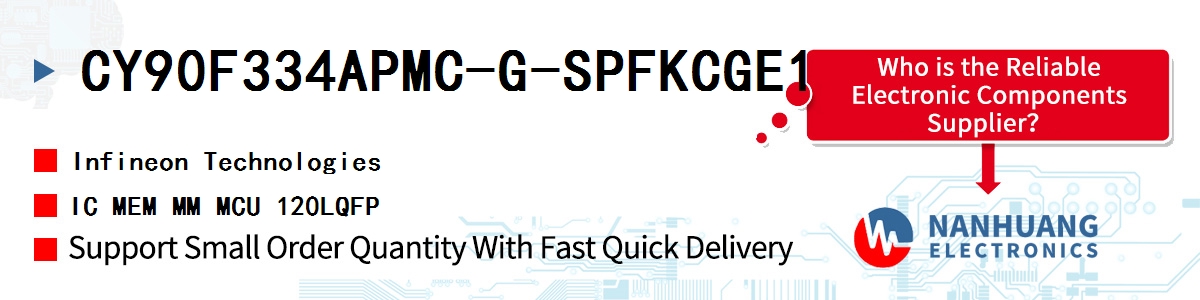 CY90F334APMC-G-SPFKCGE1 Infineon IC MEM MM MCU 120LQFP