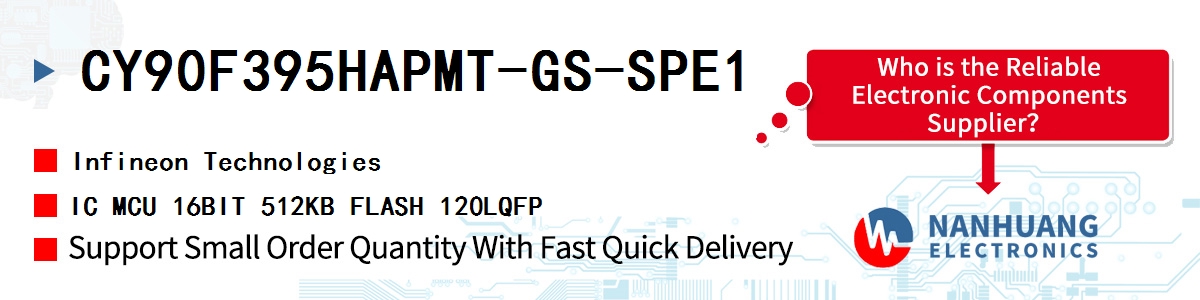 CY90F395HAPMT-GS-SPE1 Infineon IC MCU 16BIT 512KB FLASH 120LQFP