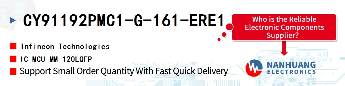 CY91192PMC1-G-161-ERE1 Infineon IC MCU MM 120LQFP