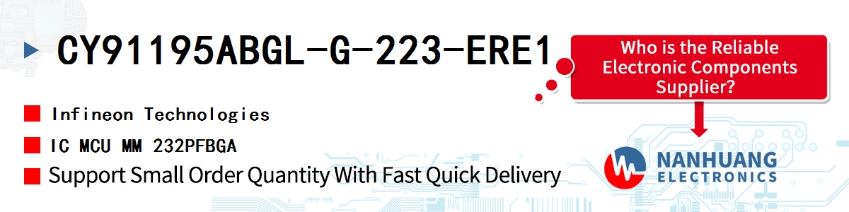 CY91195ABGL-G-223-ERE1 Infineon IC MCU MM 232PFBGA