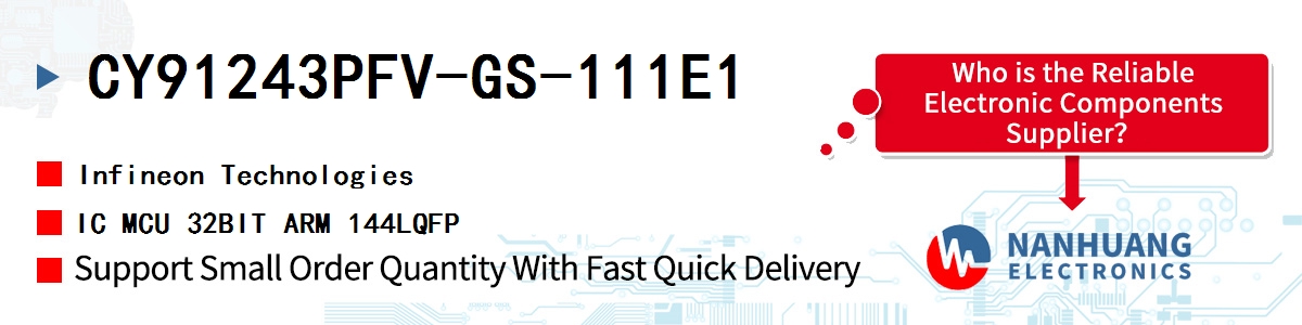 CY91243PFV-GS-111E1 Infineon IC MCU 32BIT ARM 144LQFP