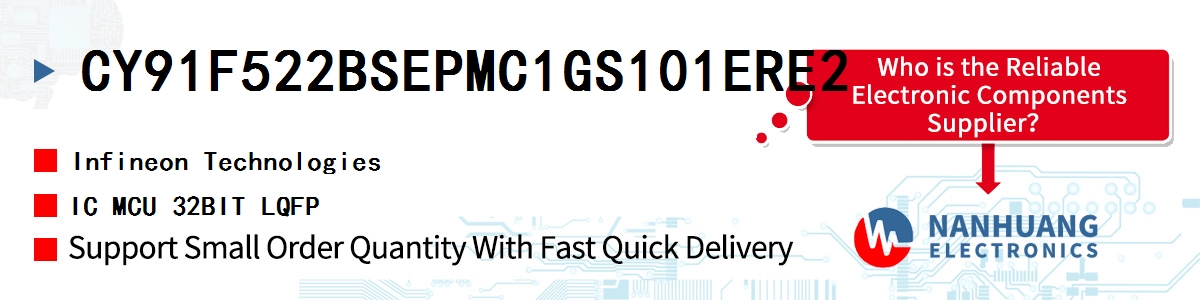 CY91F522BSEPMC1GS101ERE2 Infineon IC MCU 32BIT LQFP