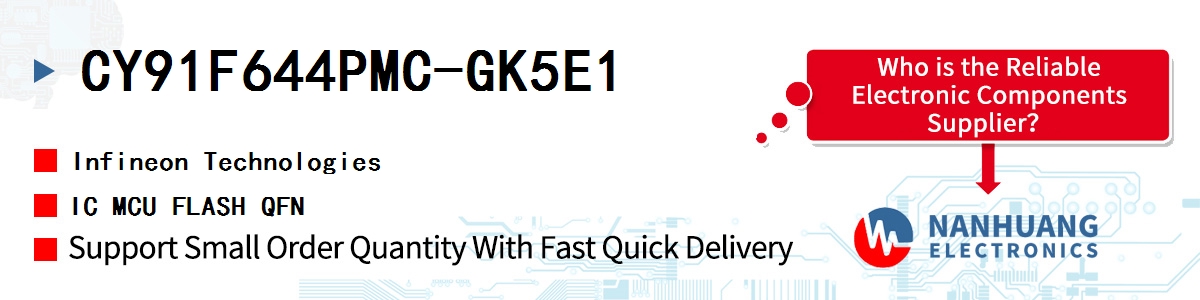 CY91F644PMC-GK5E1 Infineon IC MCU FLASH QFN