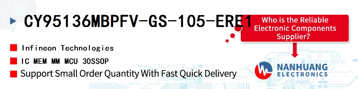 CY95136MBPFV-GS-105-ERE1 Infineon IC MEM MM MCU 30SSOP