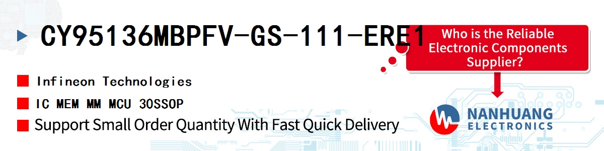 CY95136MBPFV-GS-111-ERE1 Infineon IC MEM MM MCU 30SSOP