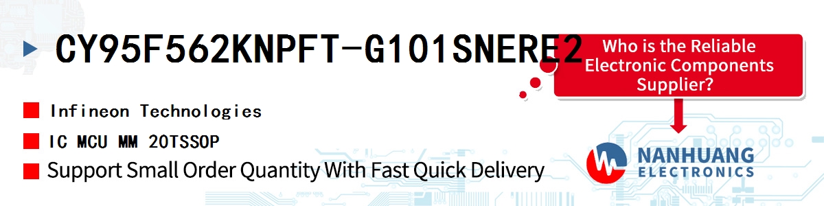 CY95F562KNPFT-G101SNERE2 Infineon IC MCU MM 20TSSOP