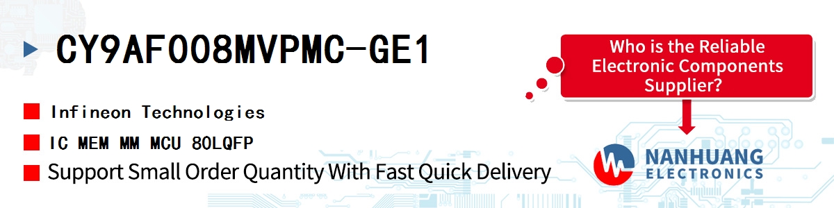 CY9AF008MVPMC-GE1 Infineon IC MEM MM MCU 80LQFP