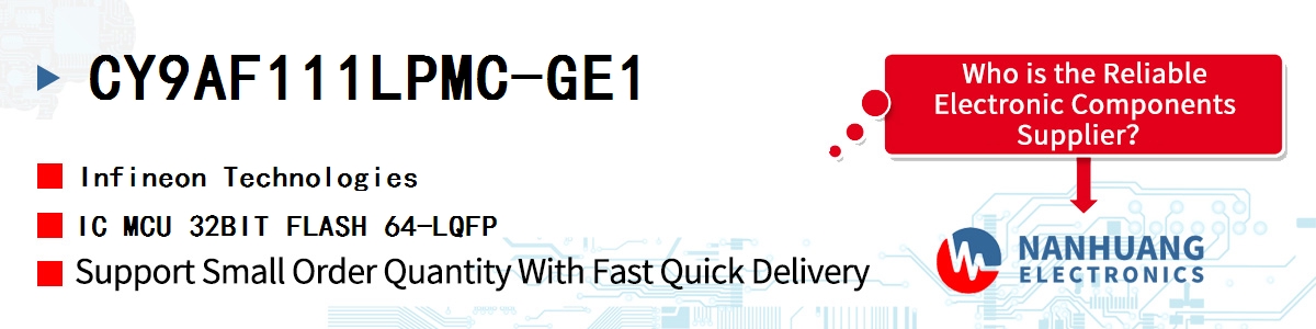 CY9AF111LPMC-GE1 Infineon IC MCU 32BIT FLASH 64-LQFP