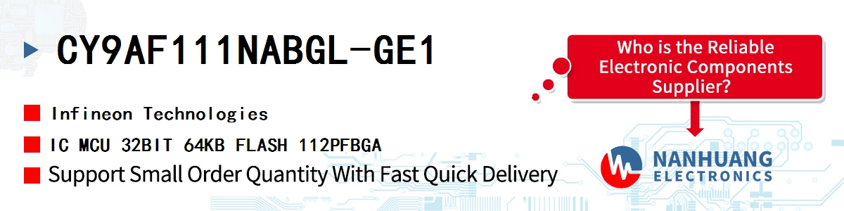 CY9AF111NABGL-GE1 Infineon IC MCU 32BIT 64KB FLASH 112PFBGA