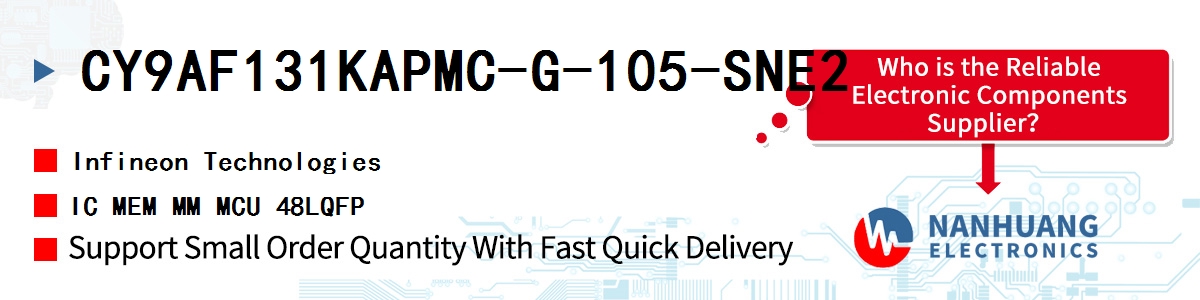 CY9AF131KAPMC-G-105-SNE2 Infineon IC MEM MM MCU 48LQFP