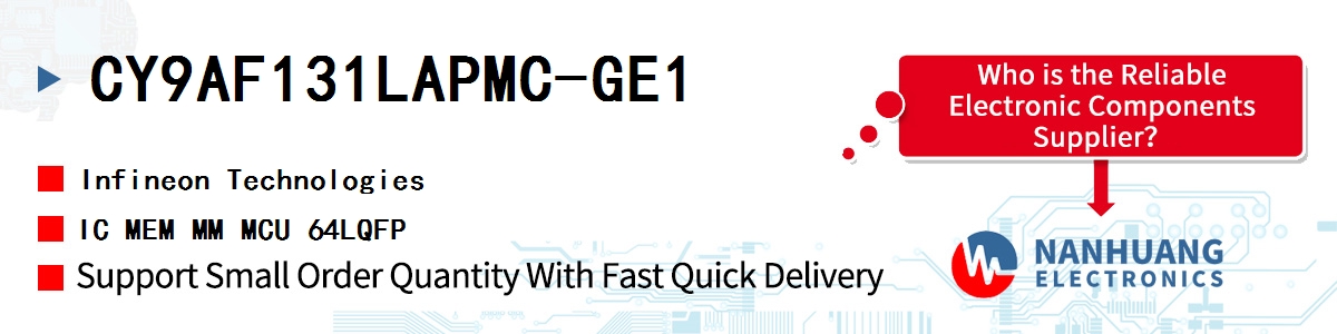 CY9AF131LAPMC-GE1 Infineon IC MEM MM MCU 64LQFP