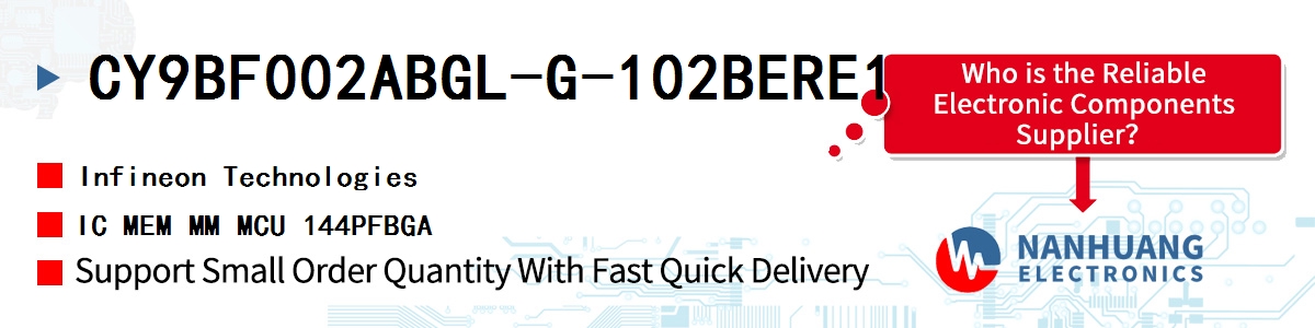 CY9BF002ABGL-G-102BERE1 Infineon IC MEM MM MCU 144PFBGA