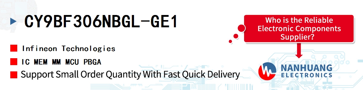 CY9BF306NBGL-GE1 Infineon IC MEM MM MCU PBGA