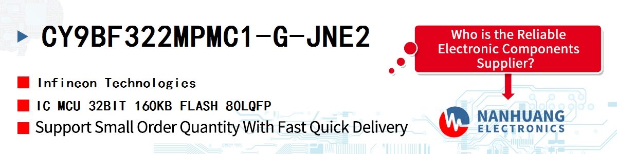 CY9BF322MPMC1-G-JNE2 Infineon IC MCU 32BIT 160KB FLASH 80LQFP