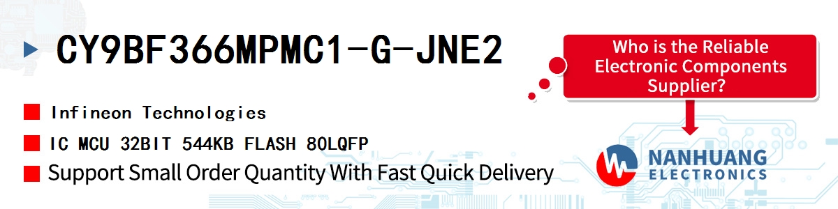 CY9BF366MPMC1-G-JNE2 Infineon IC MCU 32BIT 544KB FLASH 80LQFP