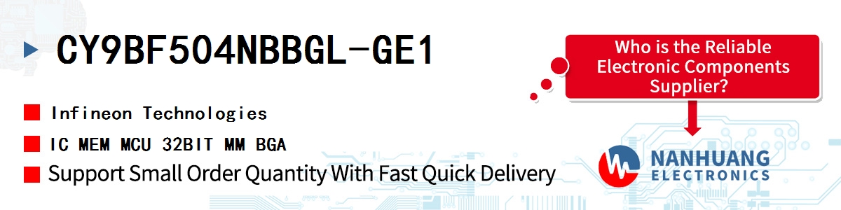 CY9BF504NBBGL-GE1 Infineon IC MEM MCU 32BIT MM BGA