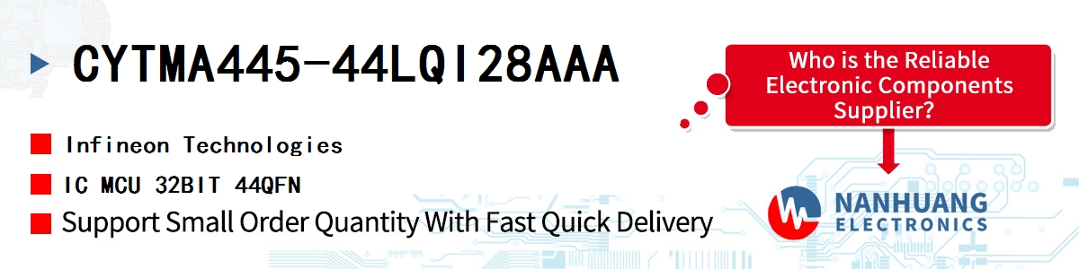 CYTMA445-44LQI28AAA Infineon IC MCU 32BIT 44QFN