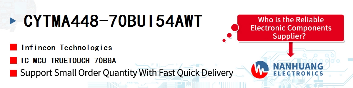 CYTMA448-70BUI54AWT Infineon IC MCU TRUETOUCH 70BGA