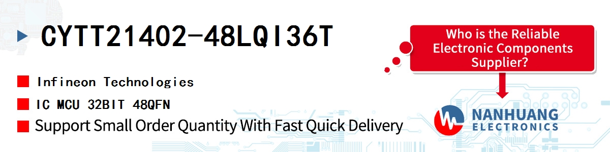 CYTT21402-48LQI36T Infineon IC MCU 32BIT 48QFN