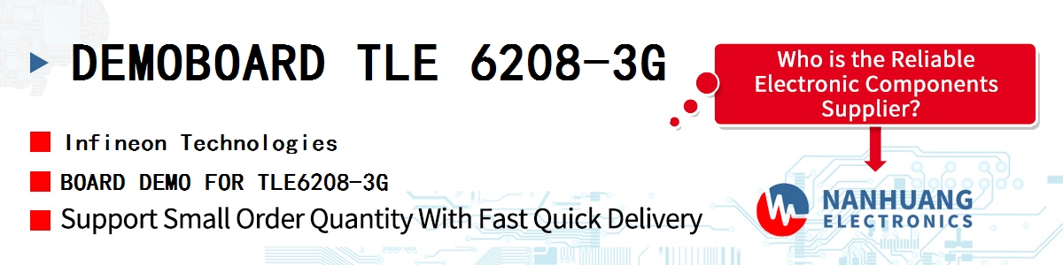 DEMOBOARD TLE 6208-3G Infineon BOARD DEMO FOR TLE6208-3G