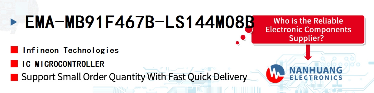 EMA-MB91F467B-LS144M08B Infineon IC MICROCONTROLLER