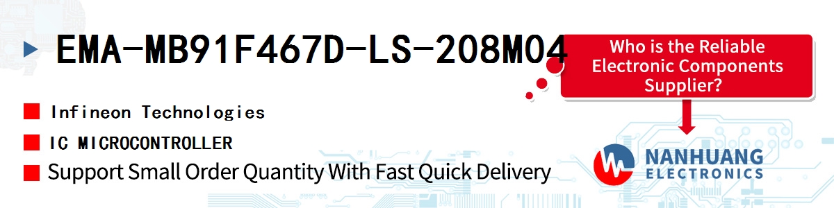 EMA-MB91F467D-LS-208M04 Infineon IC MICROCONTROLLER